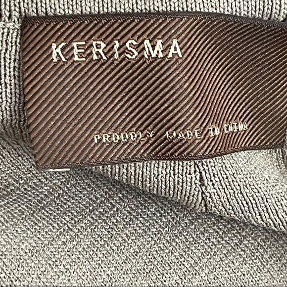 Kerisma Knits Tan Sleeveless Tunic Mini Dress M - Picture 7 of 8